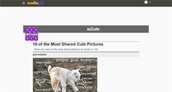 Desktop Screenshot of i.iscute.com