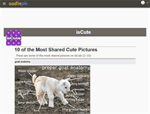 Tablet Screenshot of i.iscute.com
